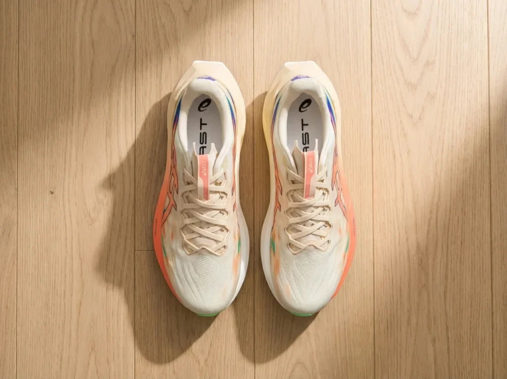 asics superblast 3 upper detalle