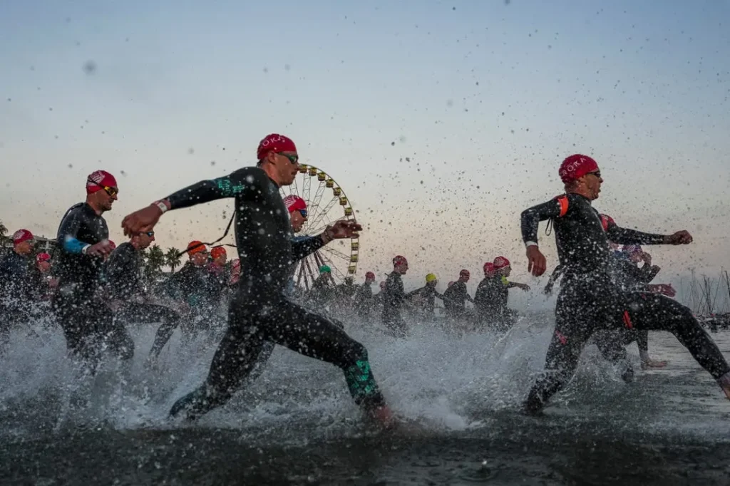 natación ironman 70.3 geelong