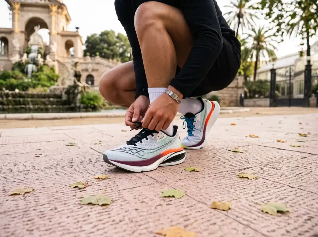 saucony endorphin azura cordones